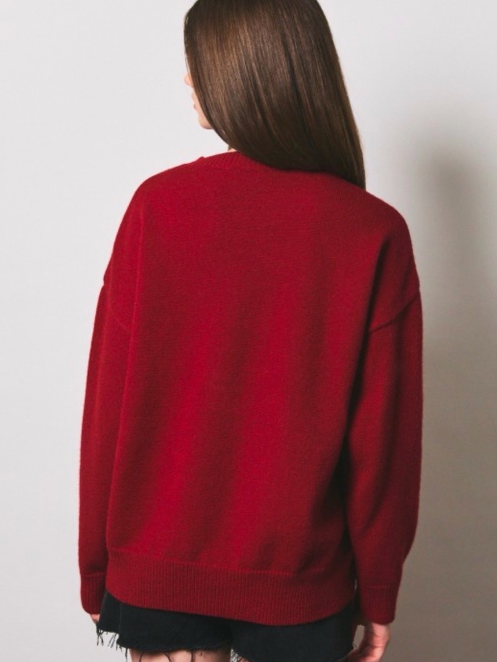 362 Golden Doodle Red Dog-Graphic Crewneck Sweater - Picture 5 of 7